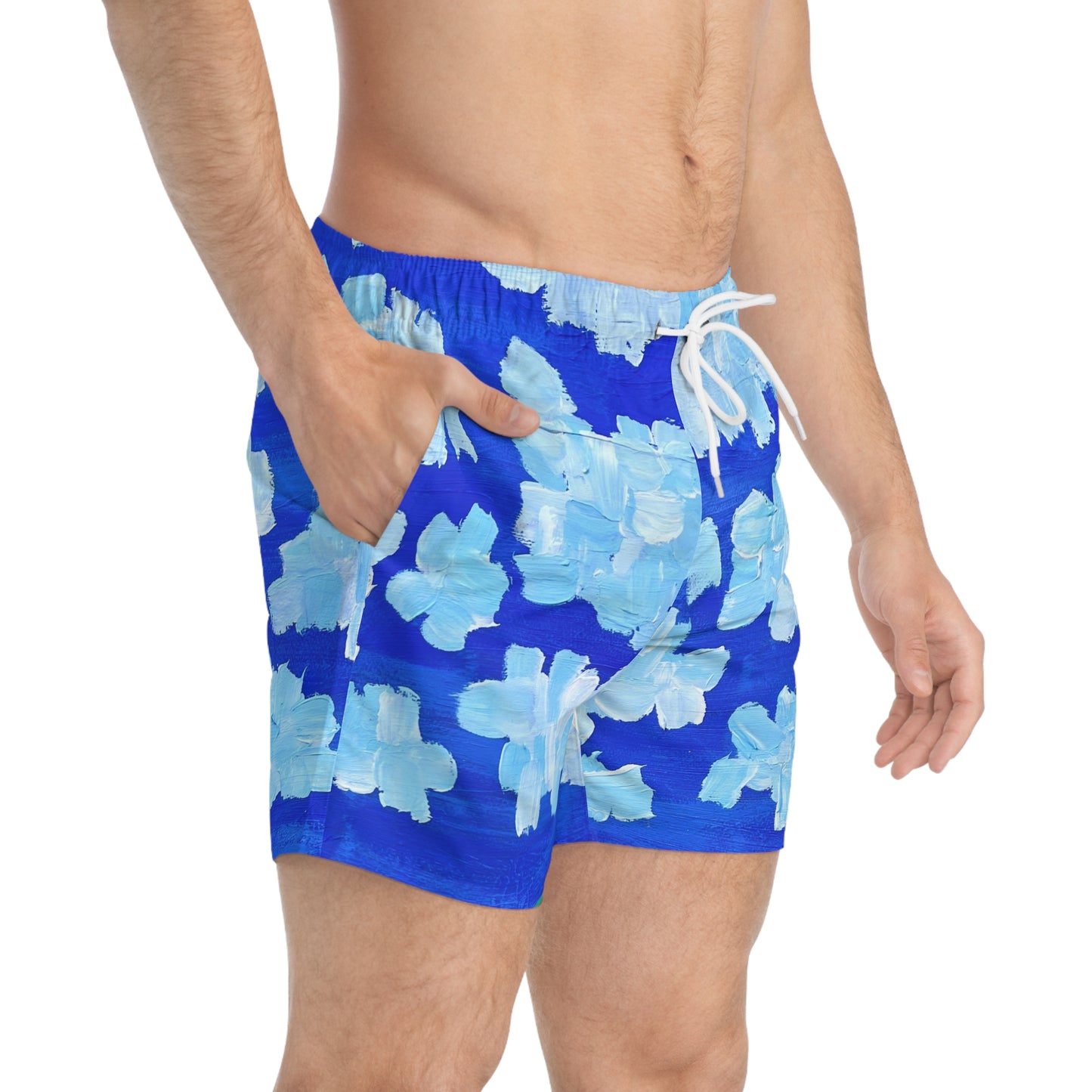 Happy clouds men’s Swim Trunks