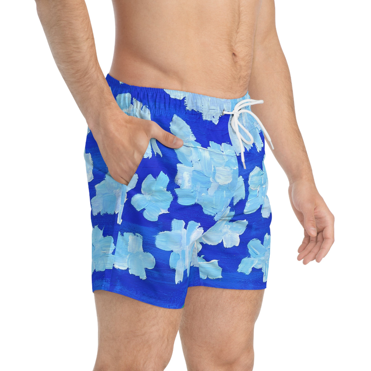 Happy clouds men’s Swim Trunks