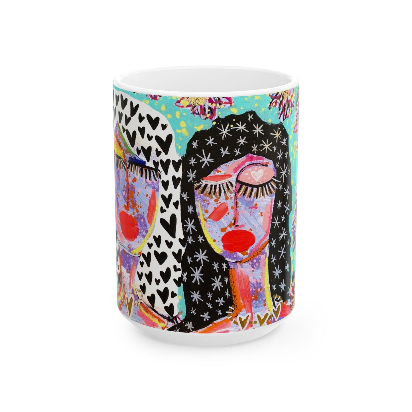 Girltalk Ceramic Mug, (15oz)