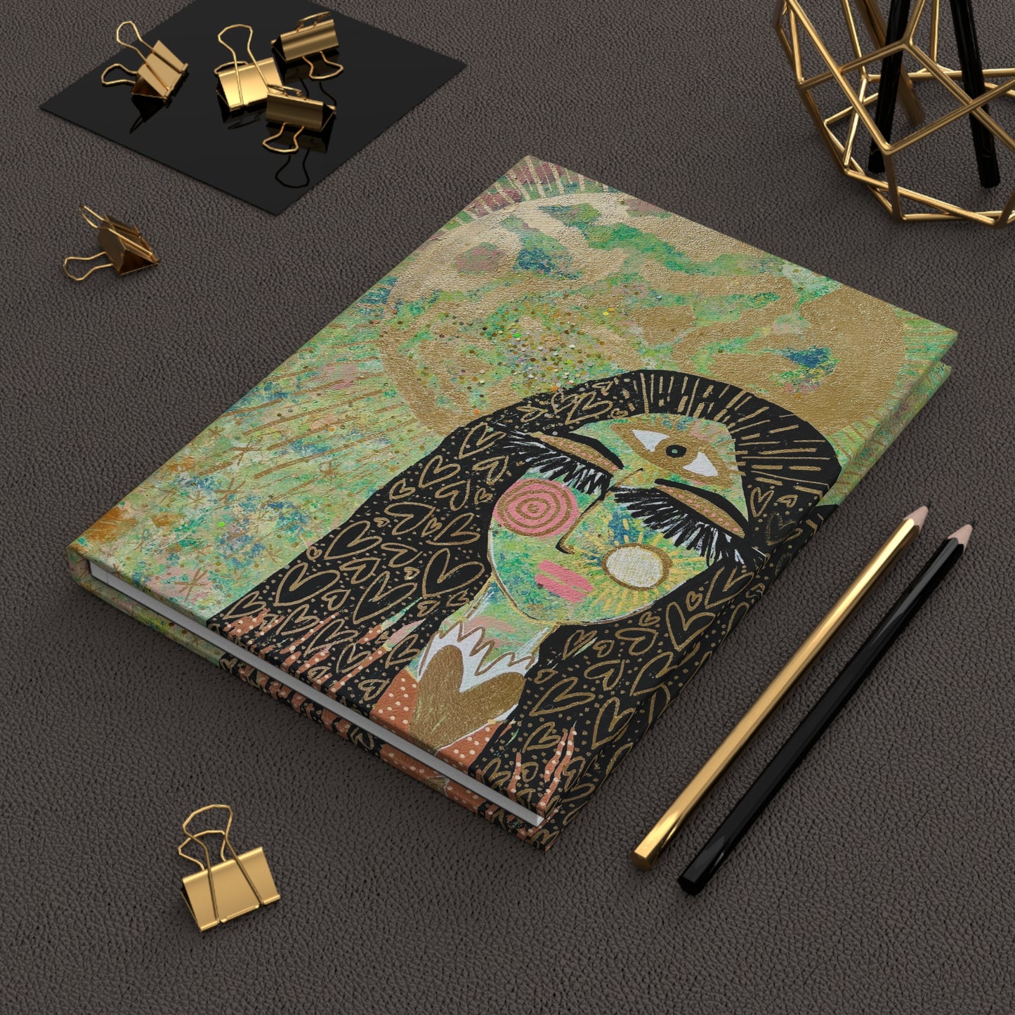 "High Priestess Healer" Hardcover Journal Matte