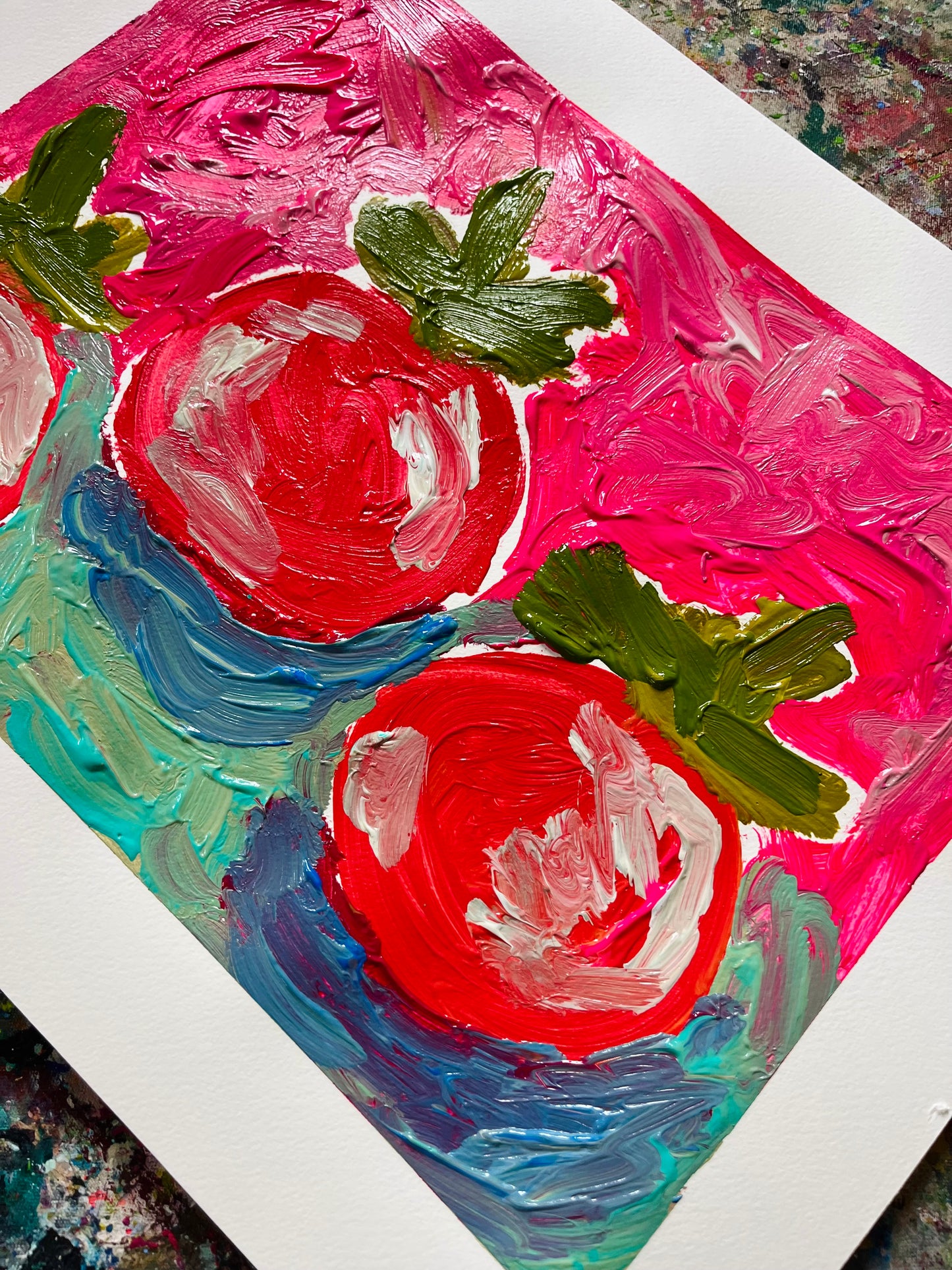 “Tomato Tomato” FRAMED original painting