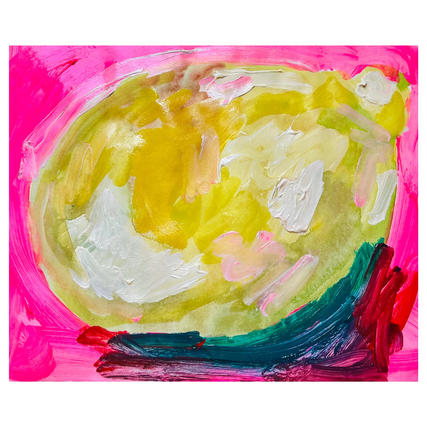 “Let’s Make Lemonade” Print of Original painting