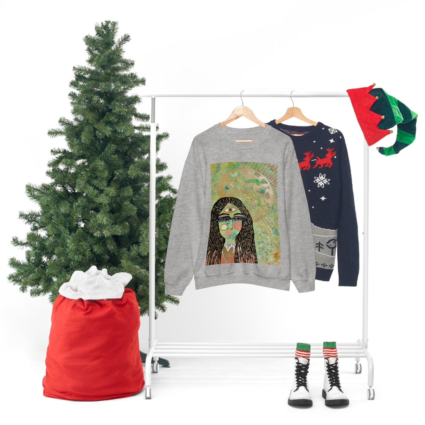 "High Priestess Healer" Unisex Heavy Blend™ Crewneck Sweatshirt