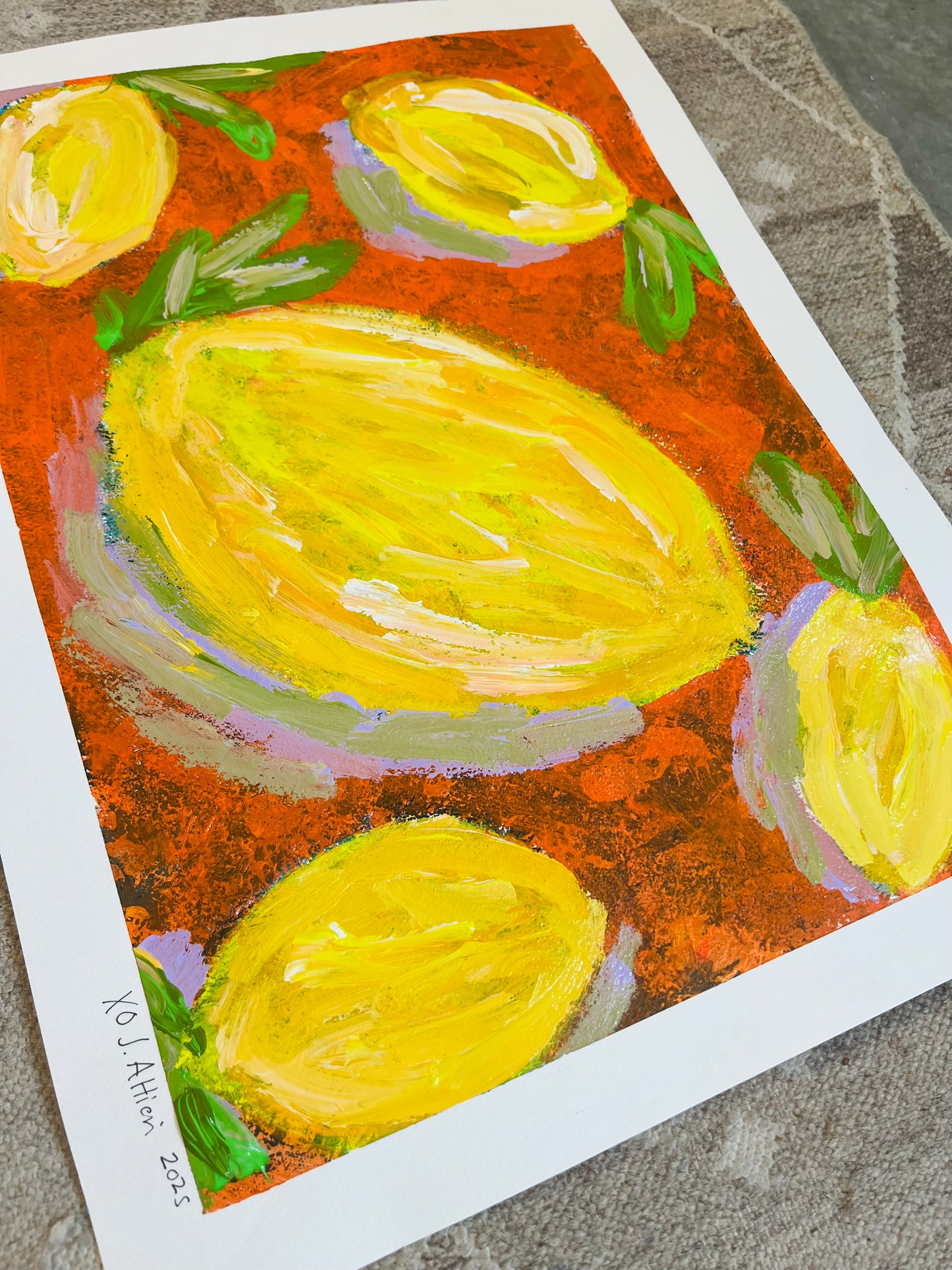 “There’s a Gift Here” original acrylic on paper