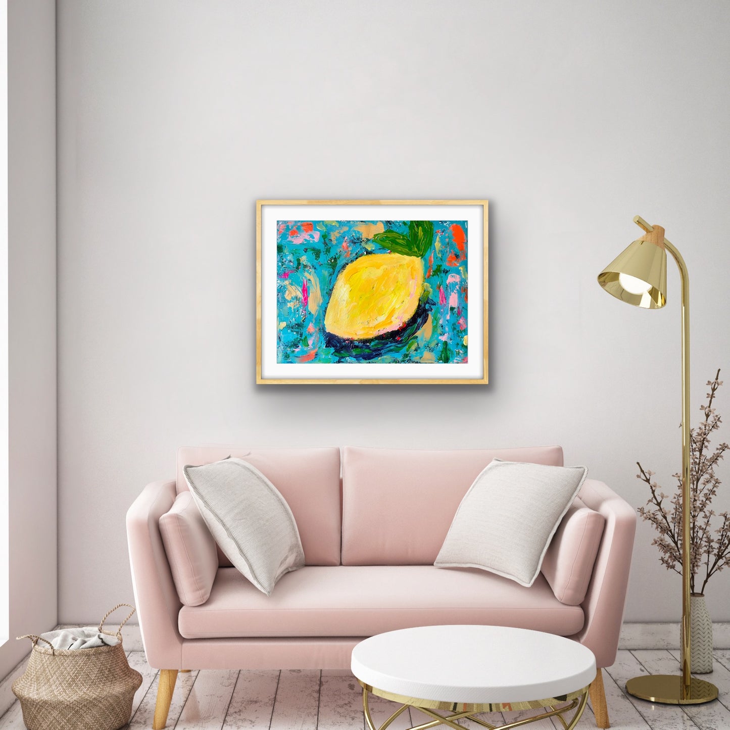 “Insist on Joy” Original Acrylic Painting on Paper