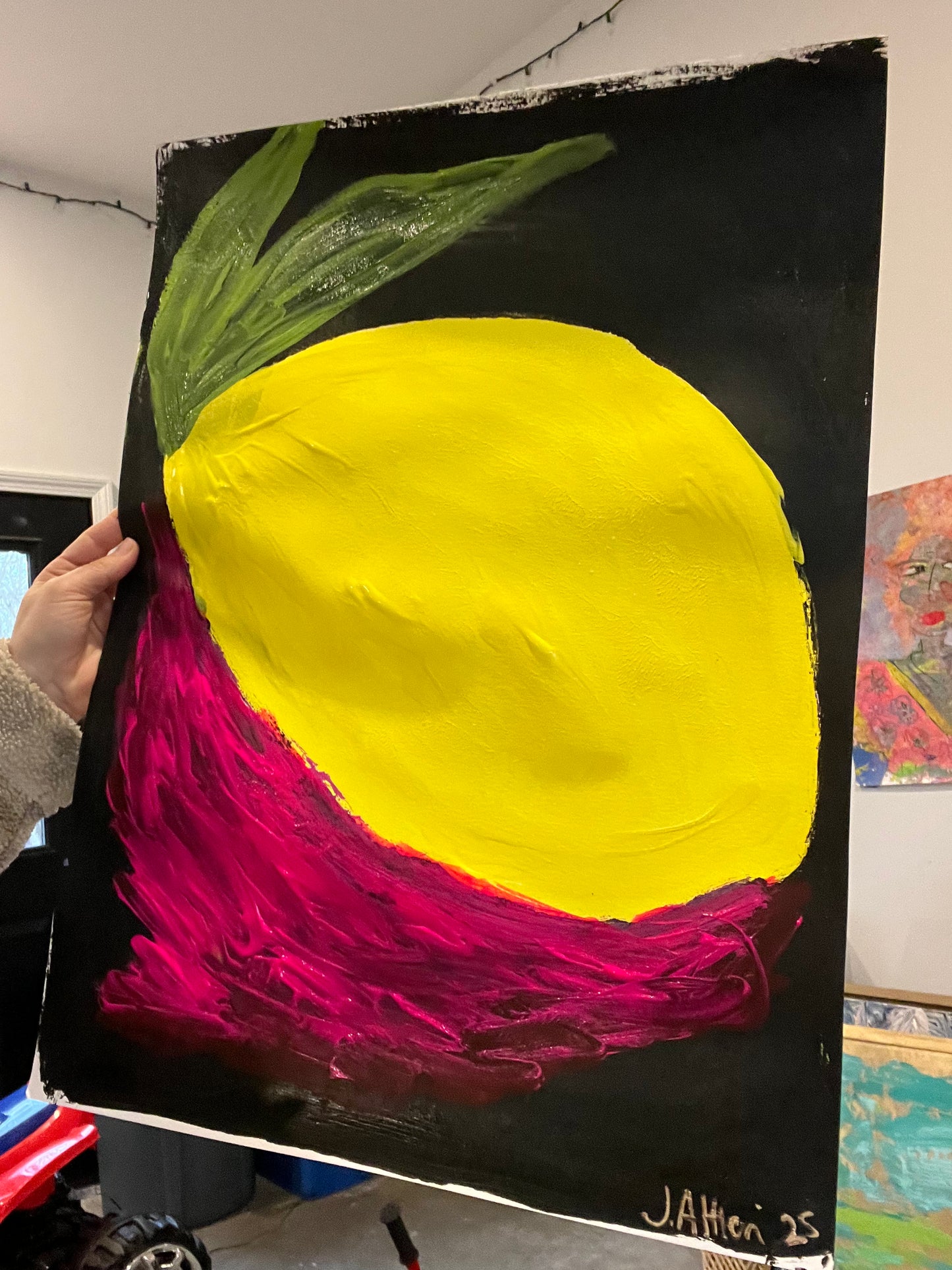 “The Fruitful Darkness” Original painting on paper