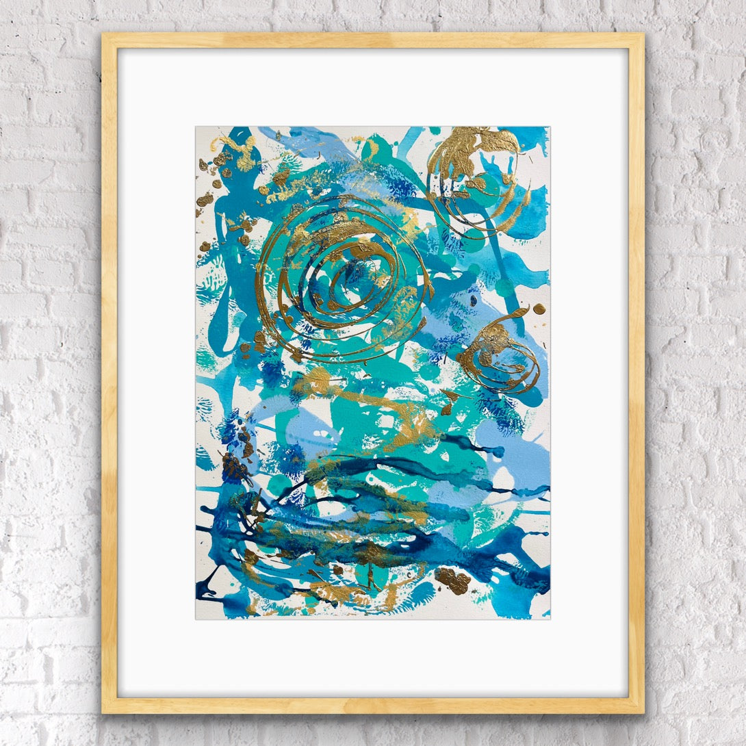 “Force of Love” Original Painting on paper (unframed)