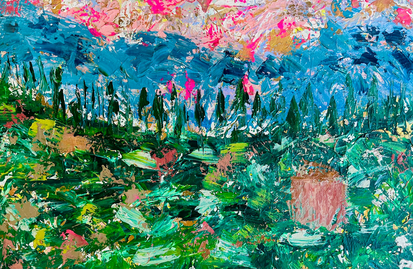 "Trust Life" Original Painting on Canvas