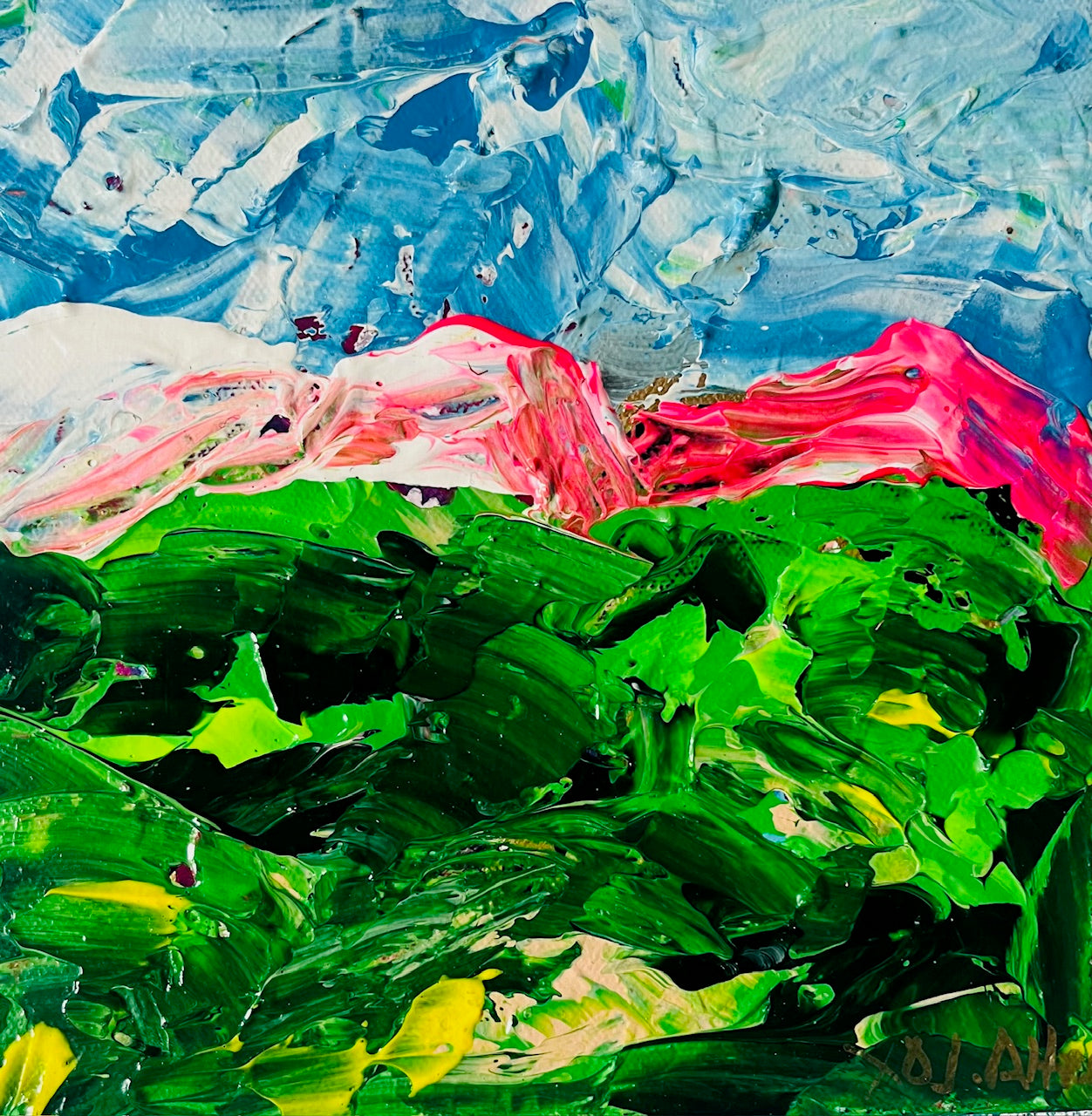 "Free Your Mind" Mini Original Painting on Gallery Wrapped Canvas