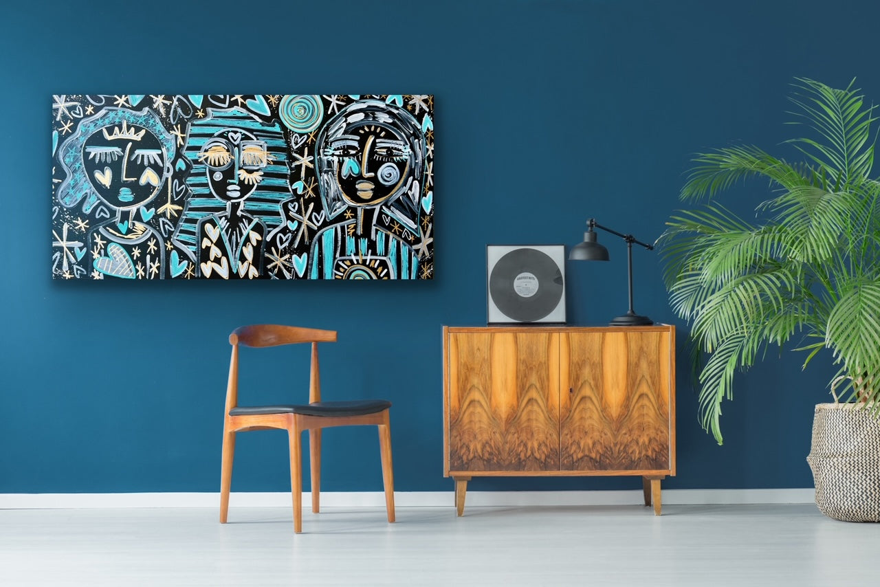 "Rock With You" Original Painting on Gallery Wrapped Canvas