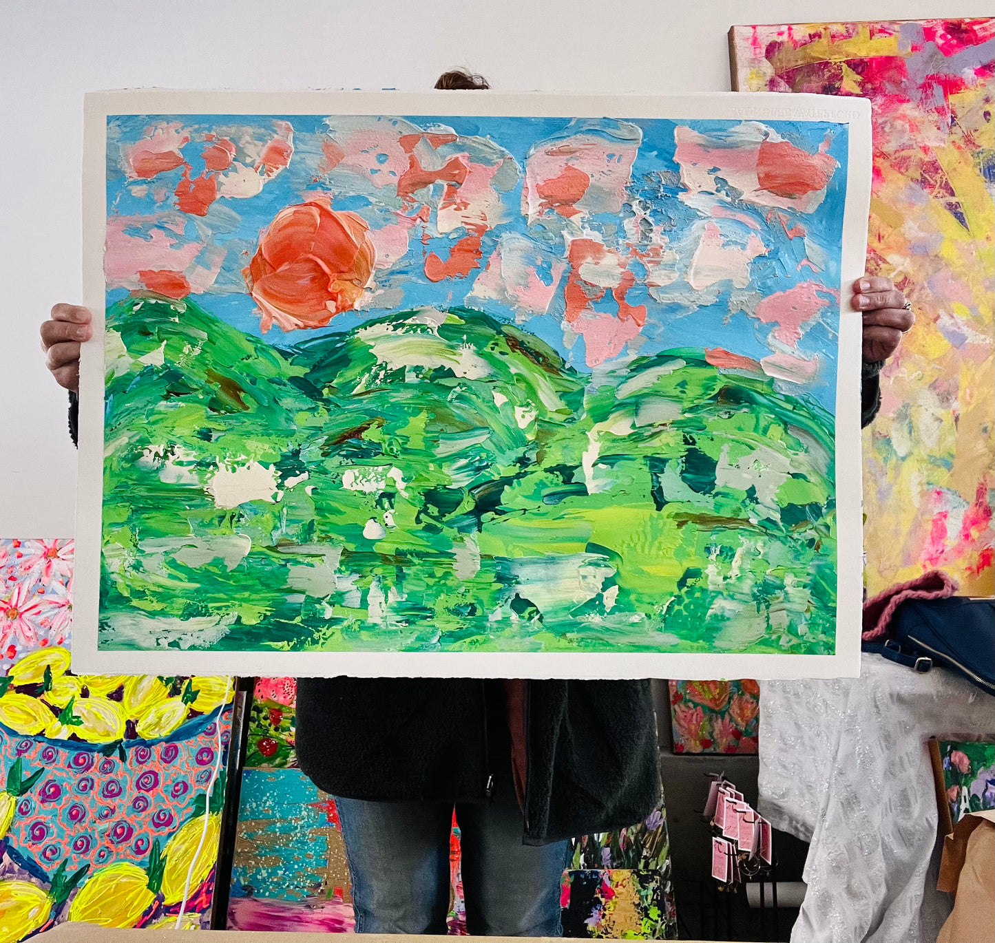 “Hold the Faith” original painting on paper (unframed)