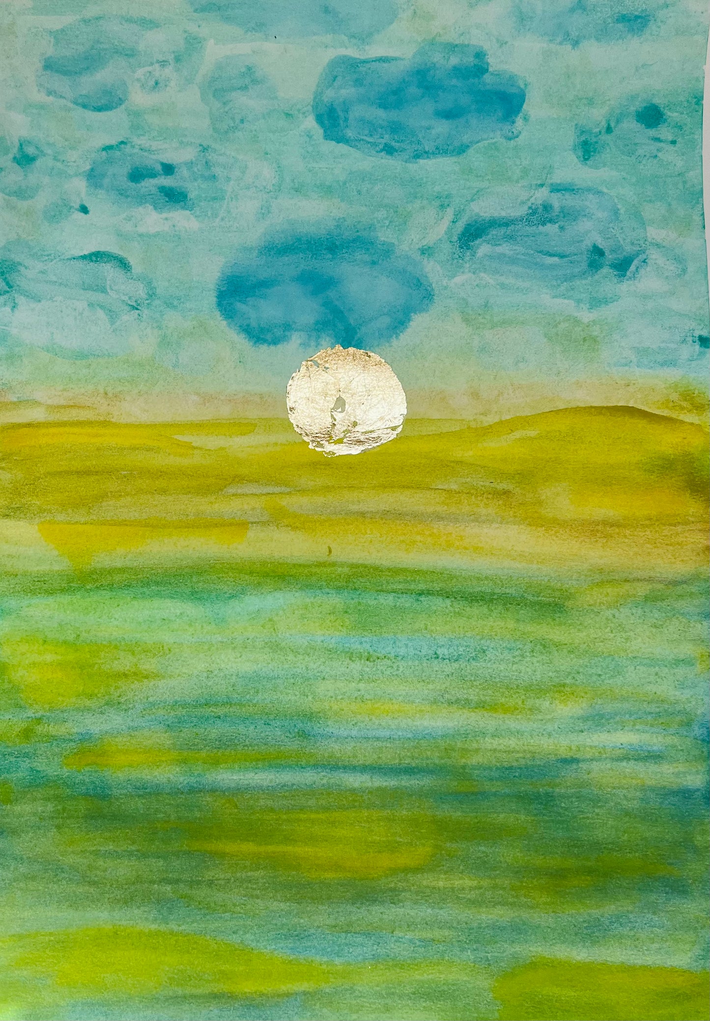 “The Best is Yet to Be” original painting on paper