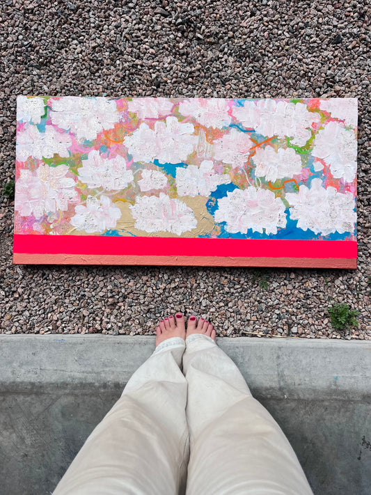 “Expect Good Things” original painting on gallery wrapped canvas (unframed)