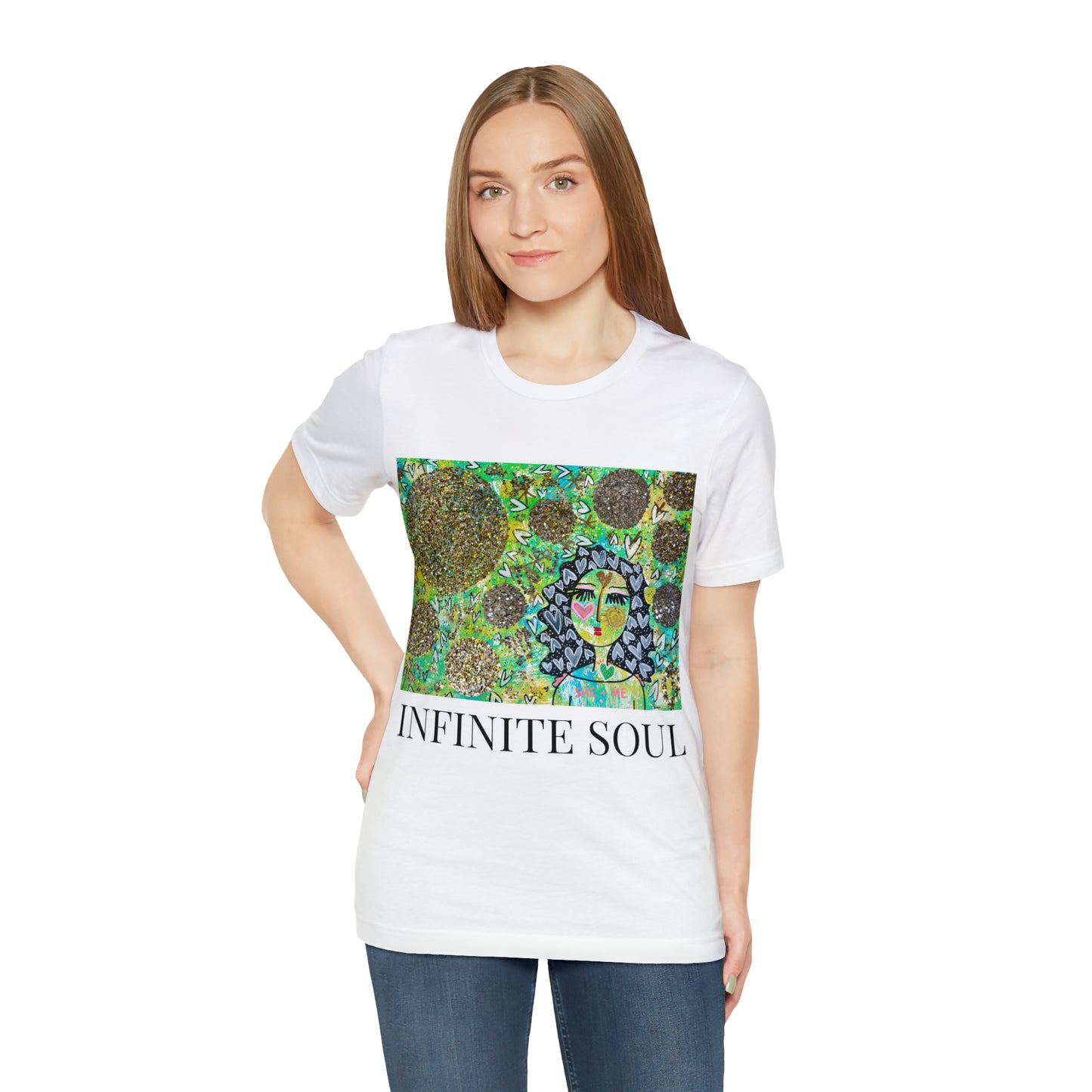 INFINITE SOUL" Unisex Jersey Short Sleeve Tee (AMANDA FEST)