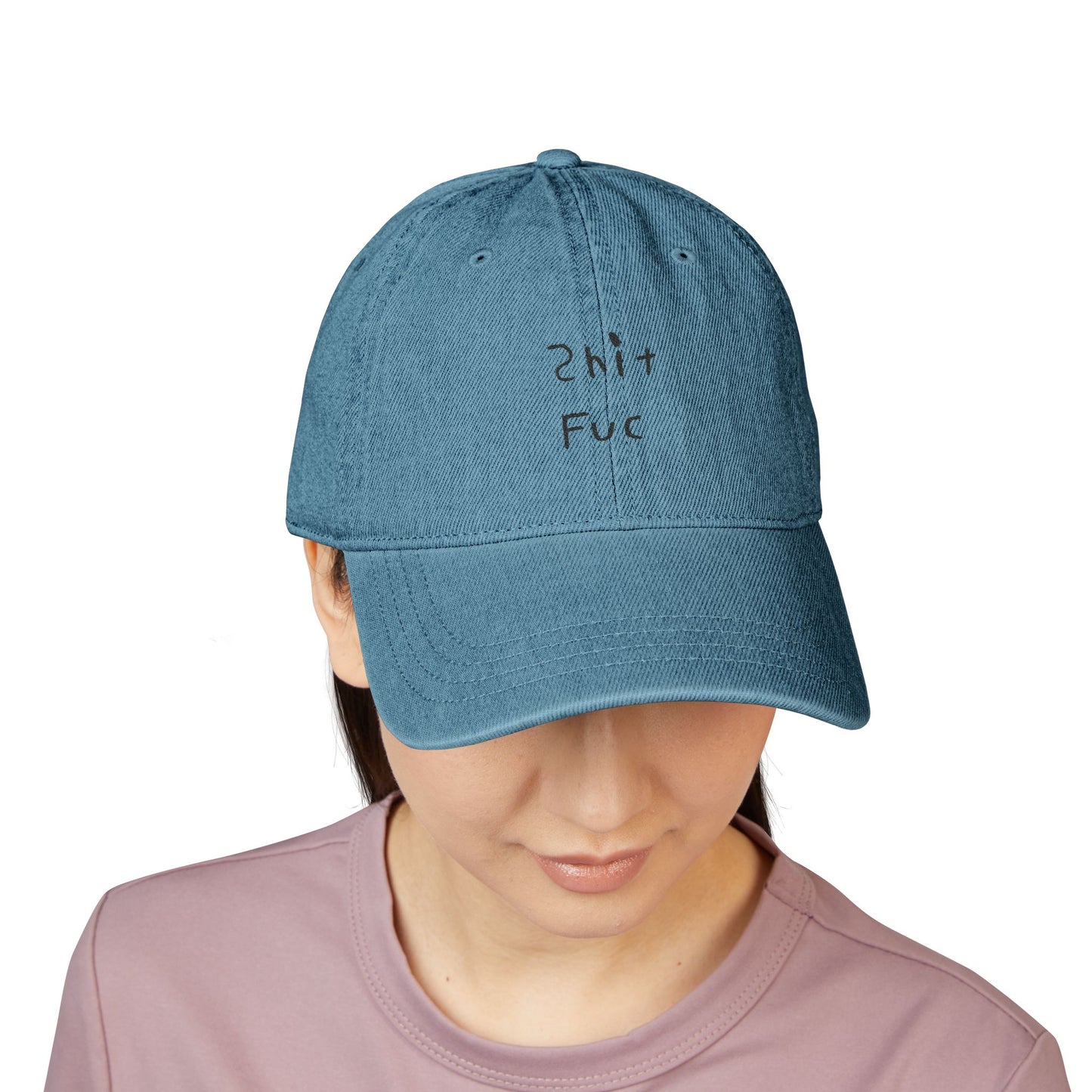 Shep's Shit Fuc Denim Hat (Embroidery)