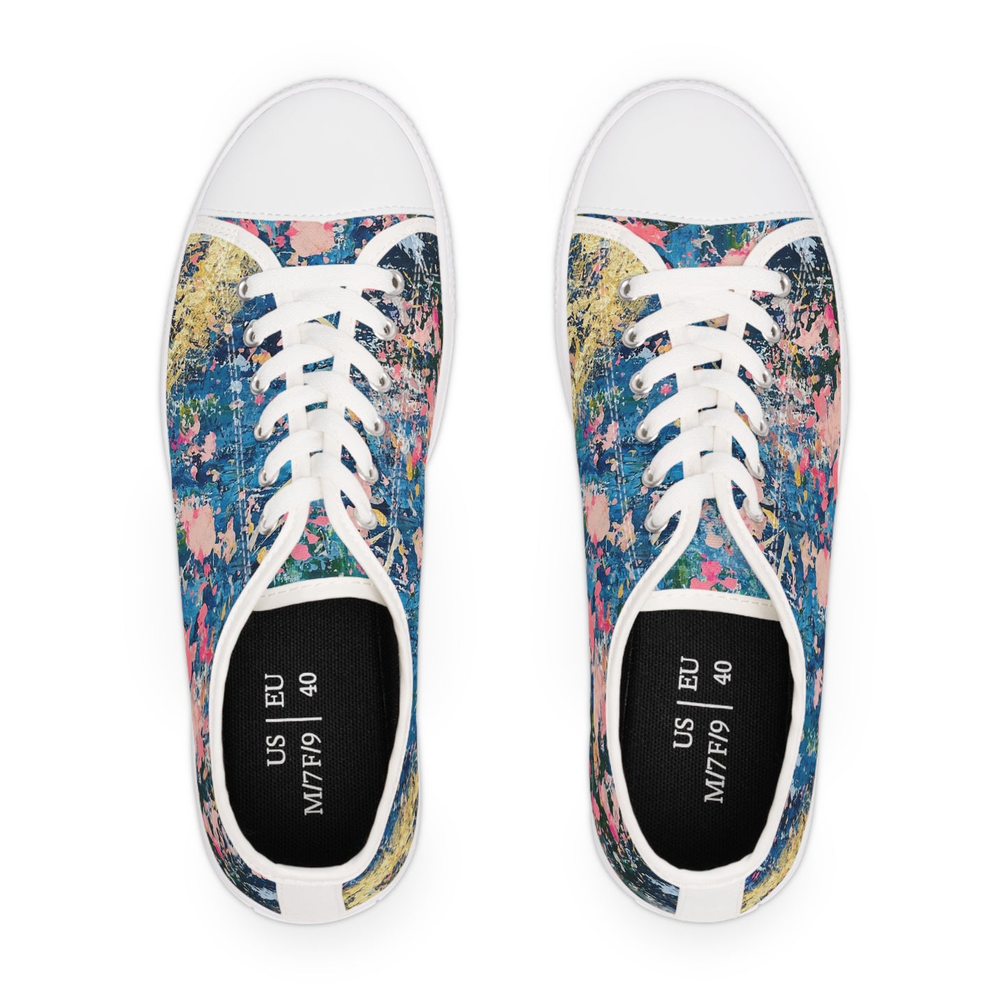 "When Pigs Fly" Women's Low Top Sneakers