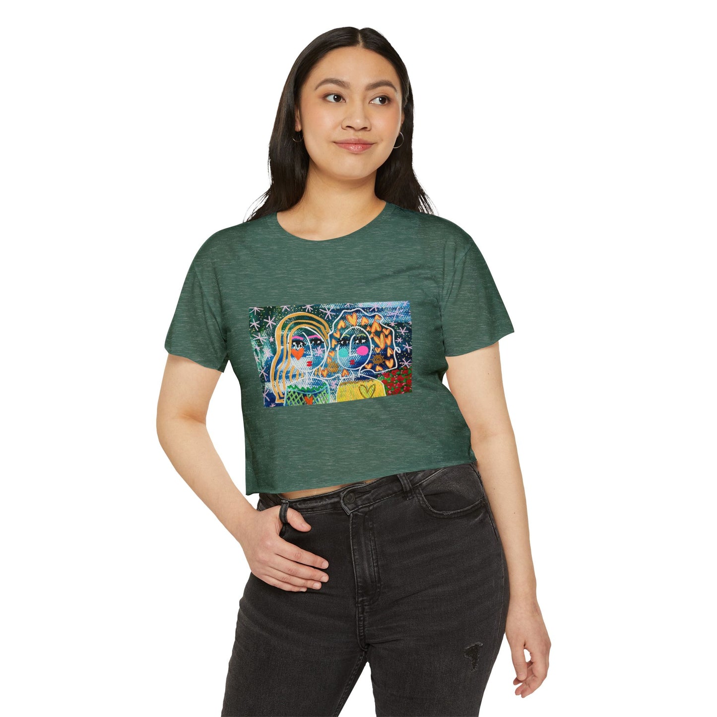 Girltalk Women's Festival Crop Top
