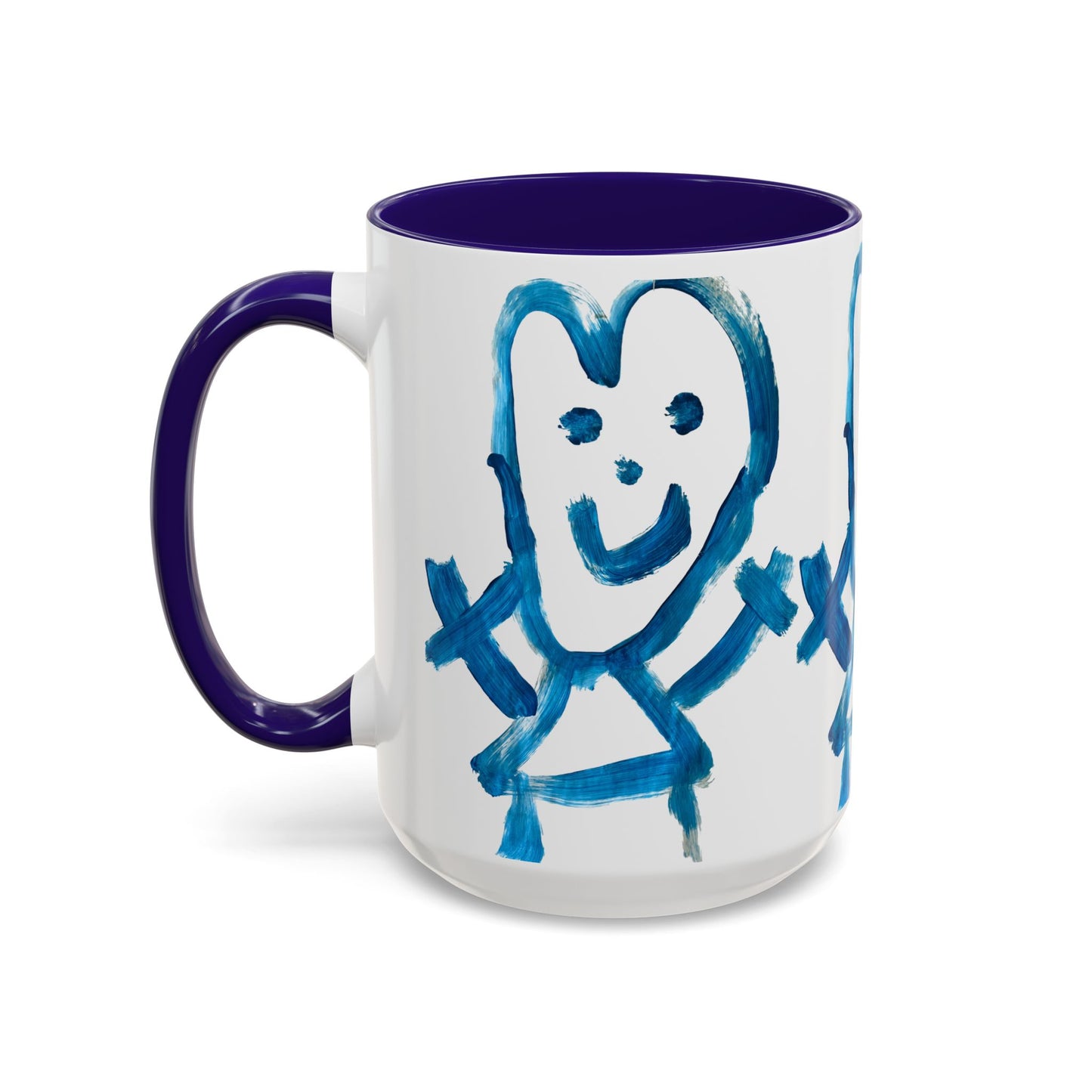 Mug Colorful Smiley Art by Shep 15oz