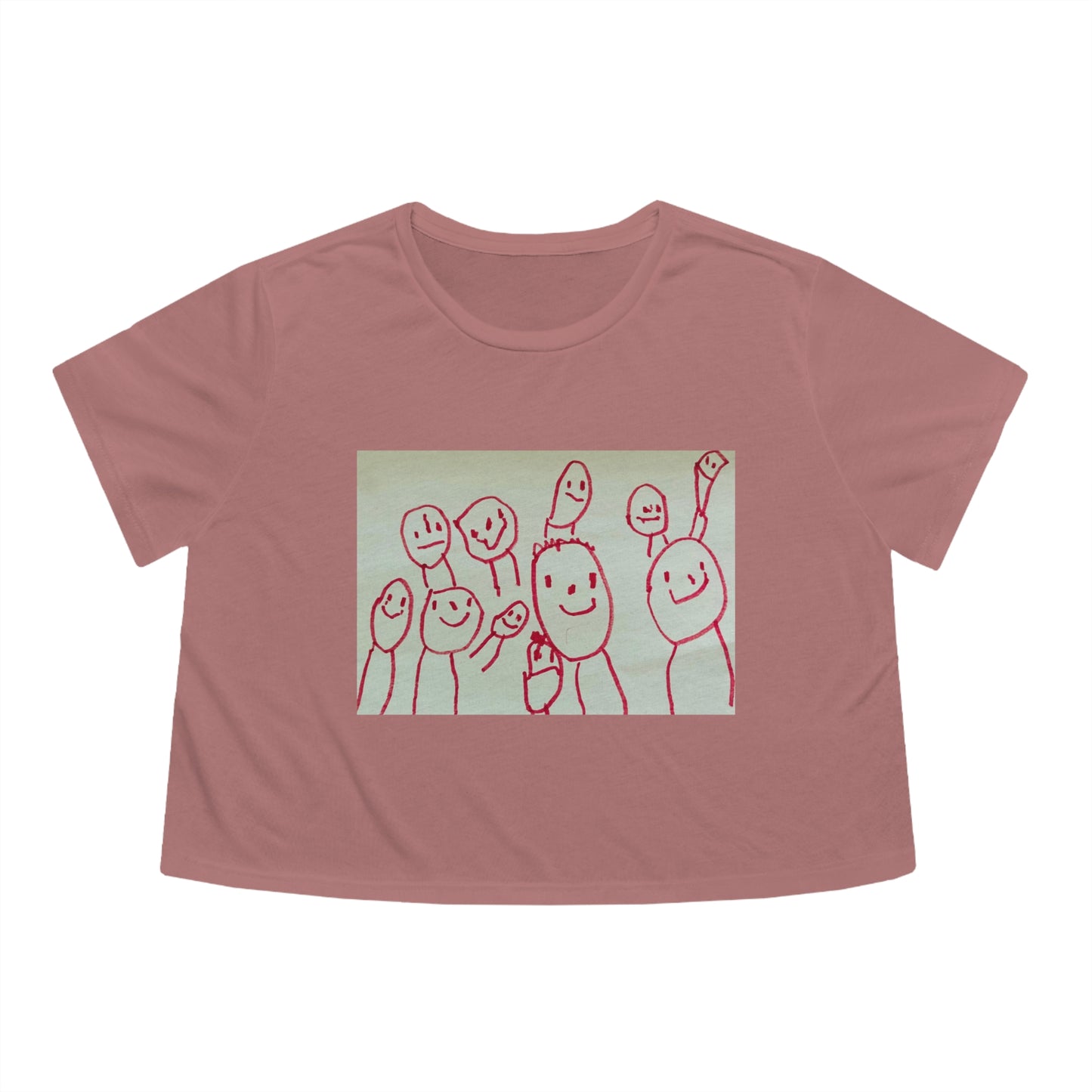 Shep's Peeps. Women's Flowy Cropped Tee