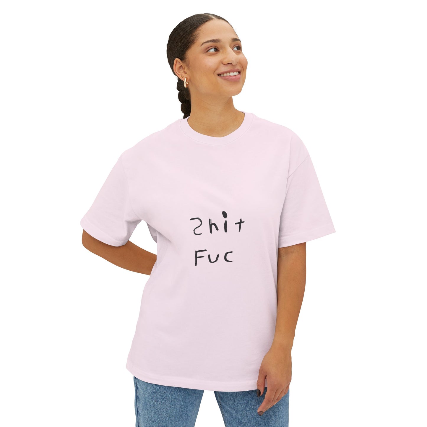 Shep's "Shit Fuc" Unisex Oversized Boxy Tee