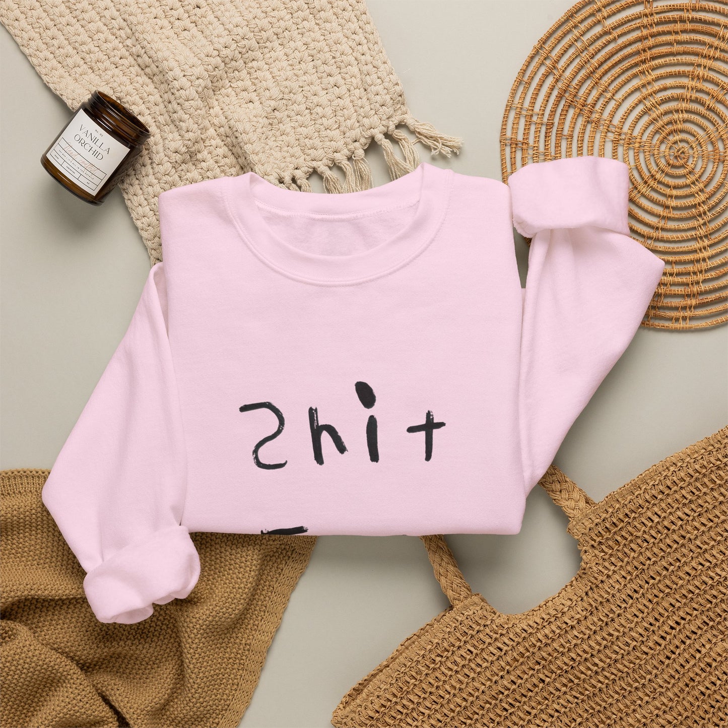 Shit Fuc design by Shep Unisex Heavy Blend™ Crewneck Sweatshirt