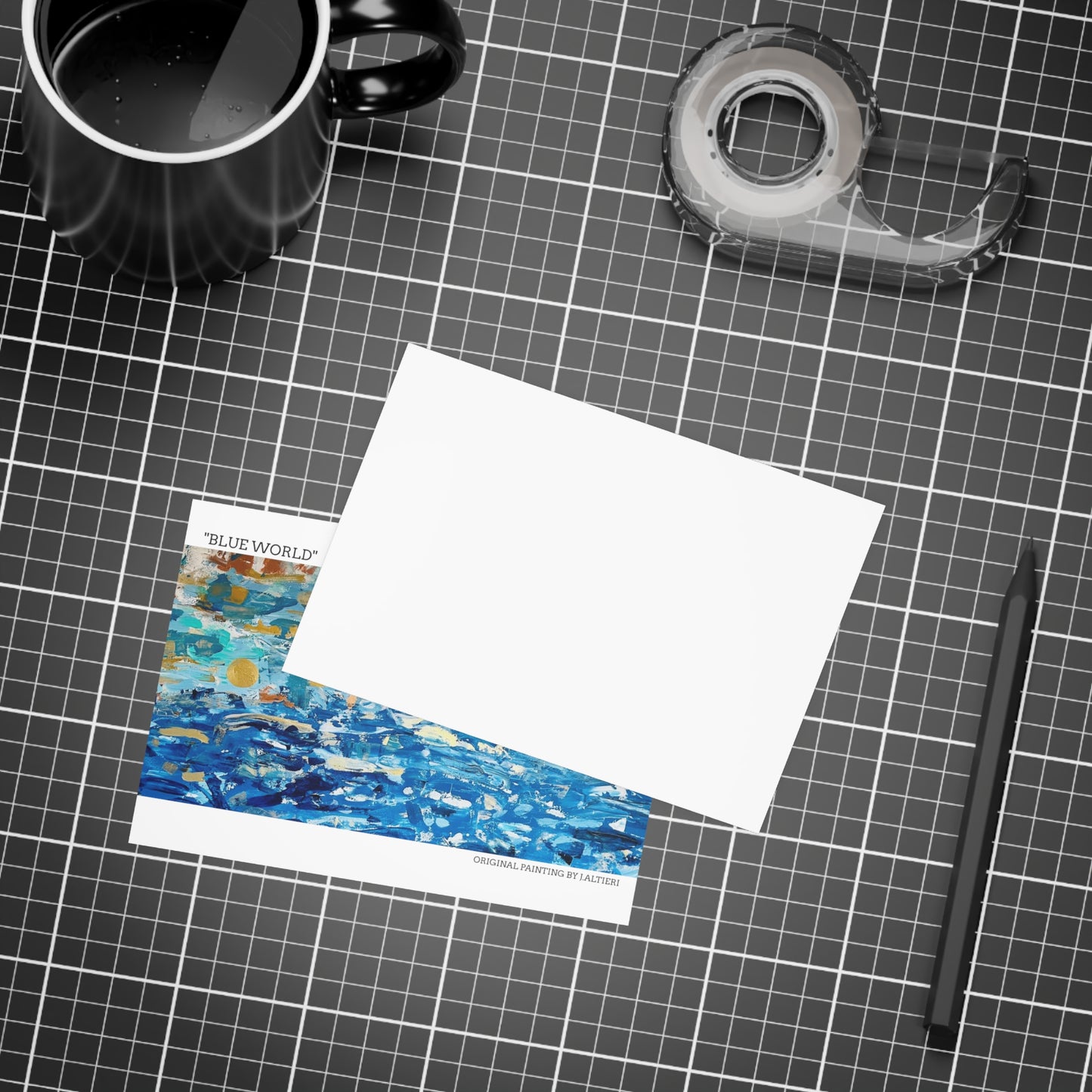 Blue World Postcard Bundles (envelopes included)