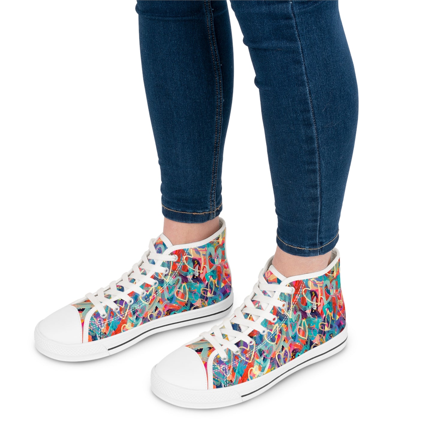 Grateful Heart Art Women's High Top Sneakers