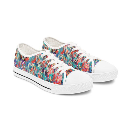 Grateful Heart Art Women's Low Top Sneakers