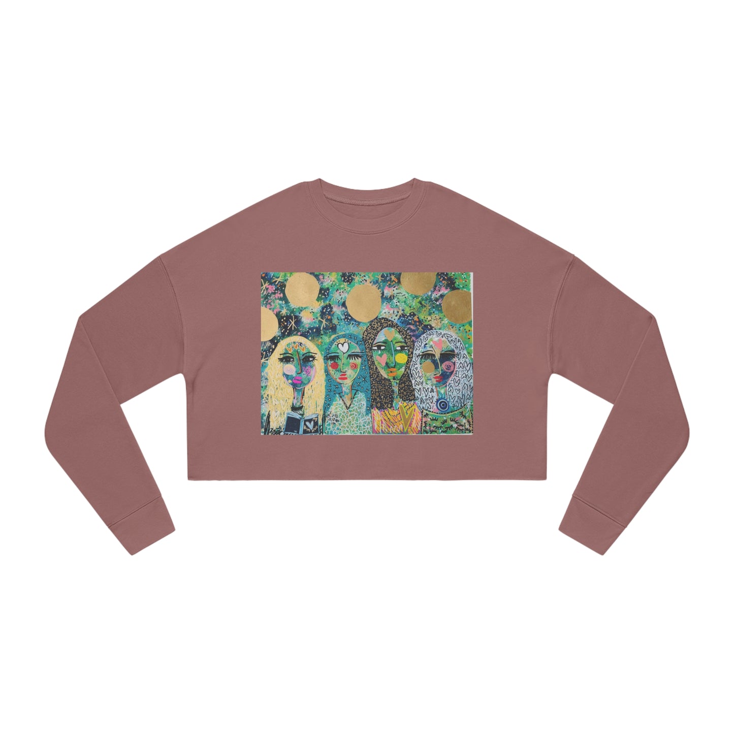 "THE WITCHES" Women's Cropped Sweatshirt