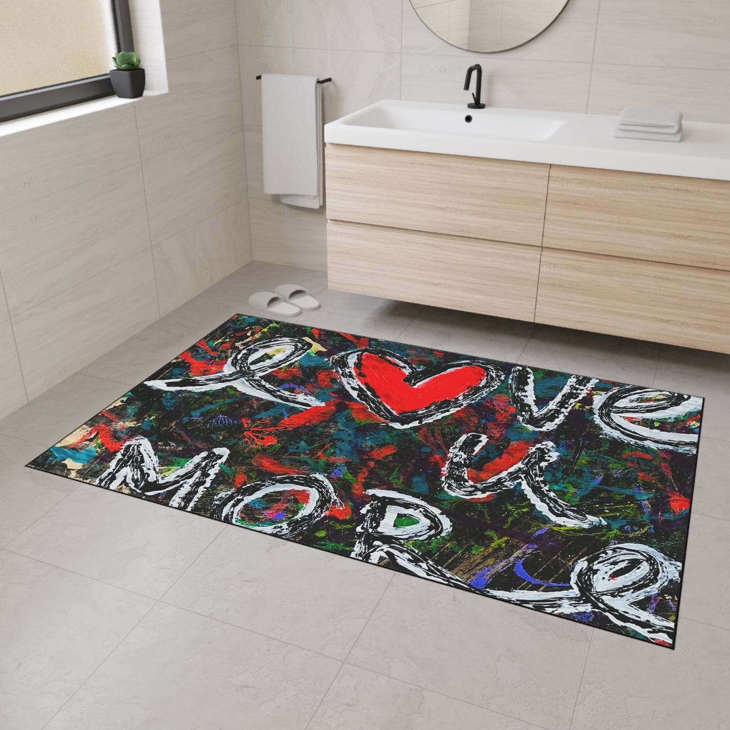 I LOVE YOU MORE 3Heavy Duty Floor Mat