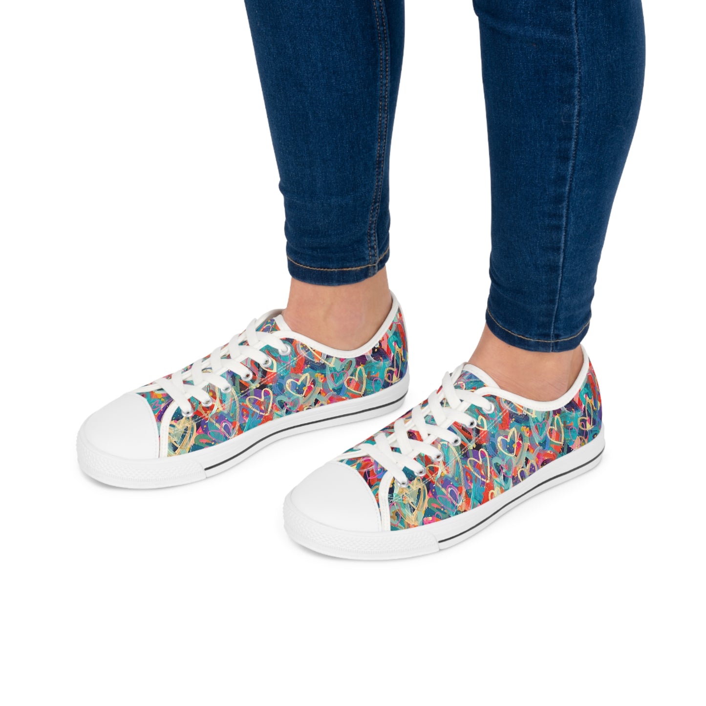 Grateful Heart Art Women's Low Top Sneakers