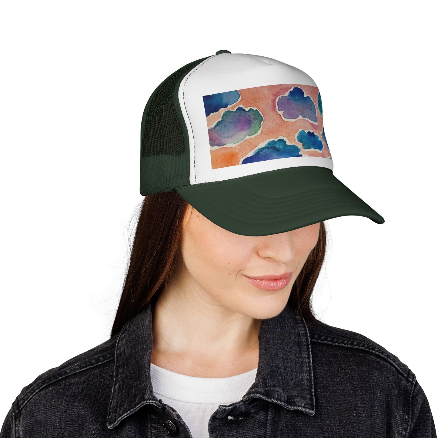 Happy Clouds Trucker Cap