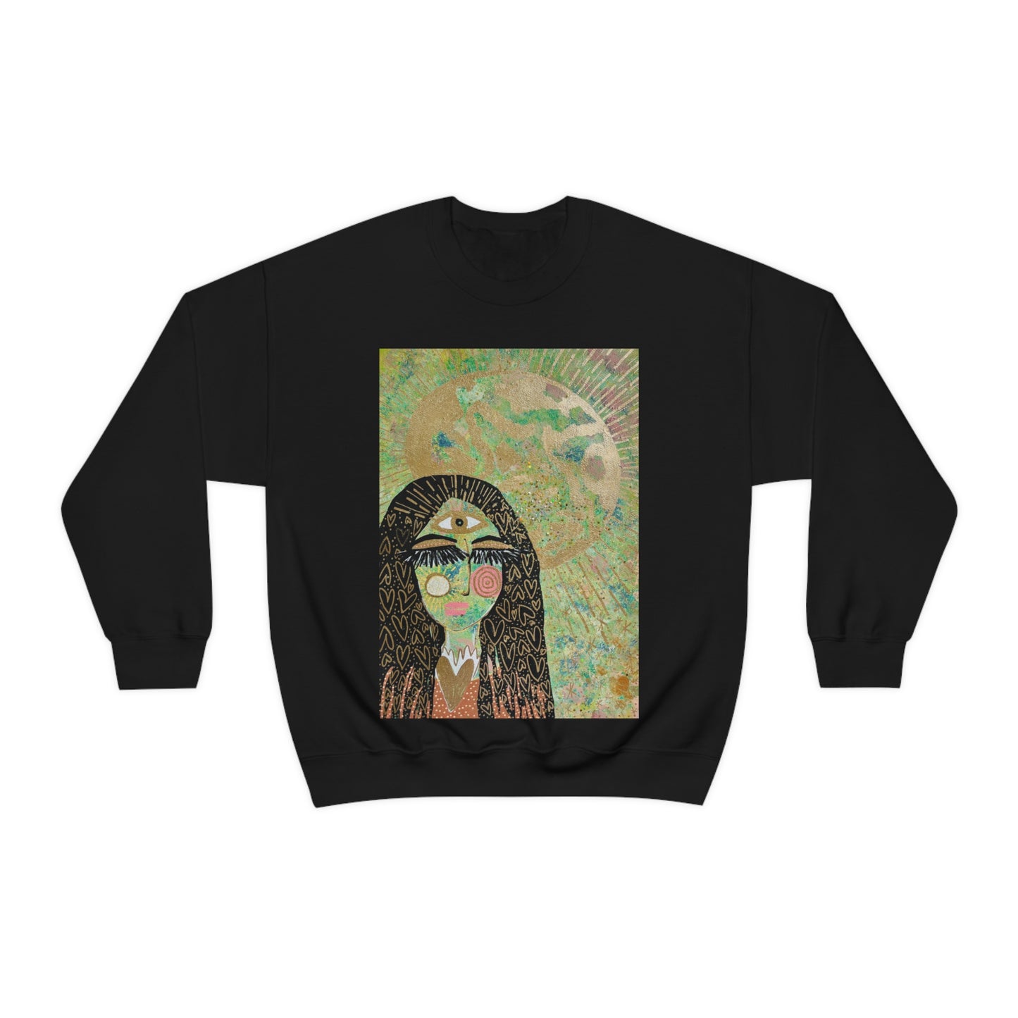 "High Priestess Healer" Unisex Heavy Blend™ Crewneck Sweatshirt