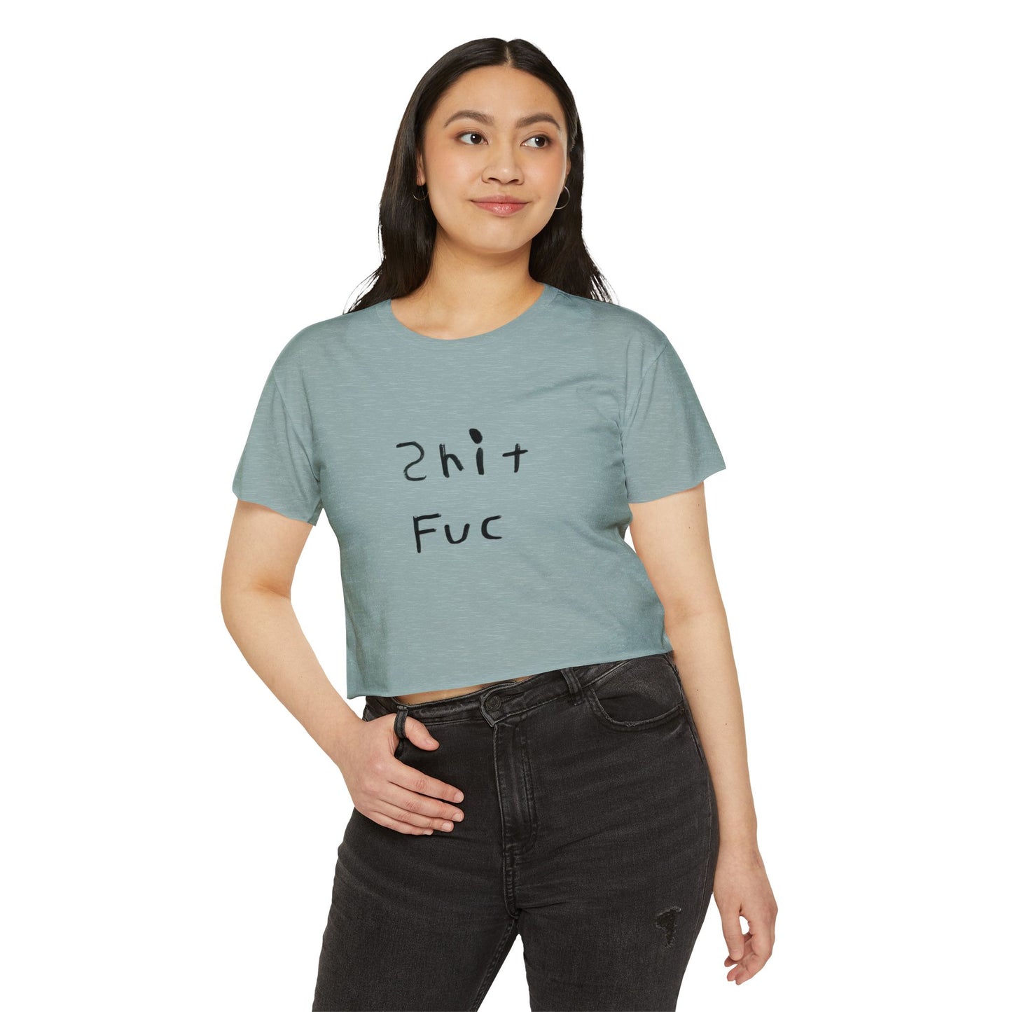 Shit Fuc Women's Festival Crop Top