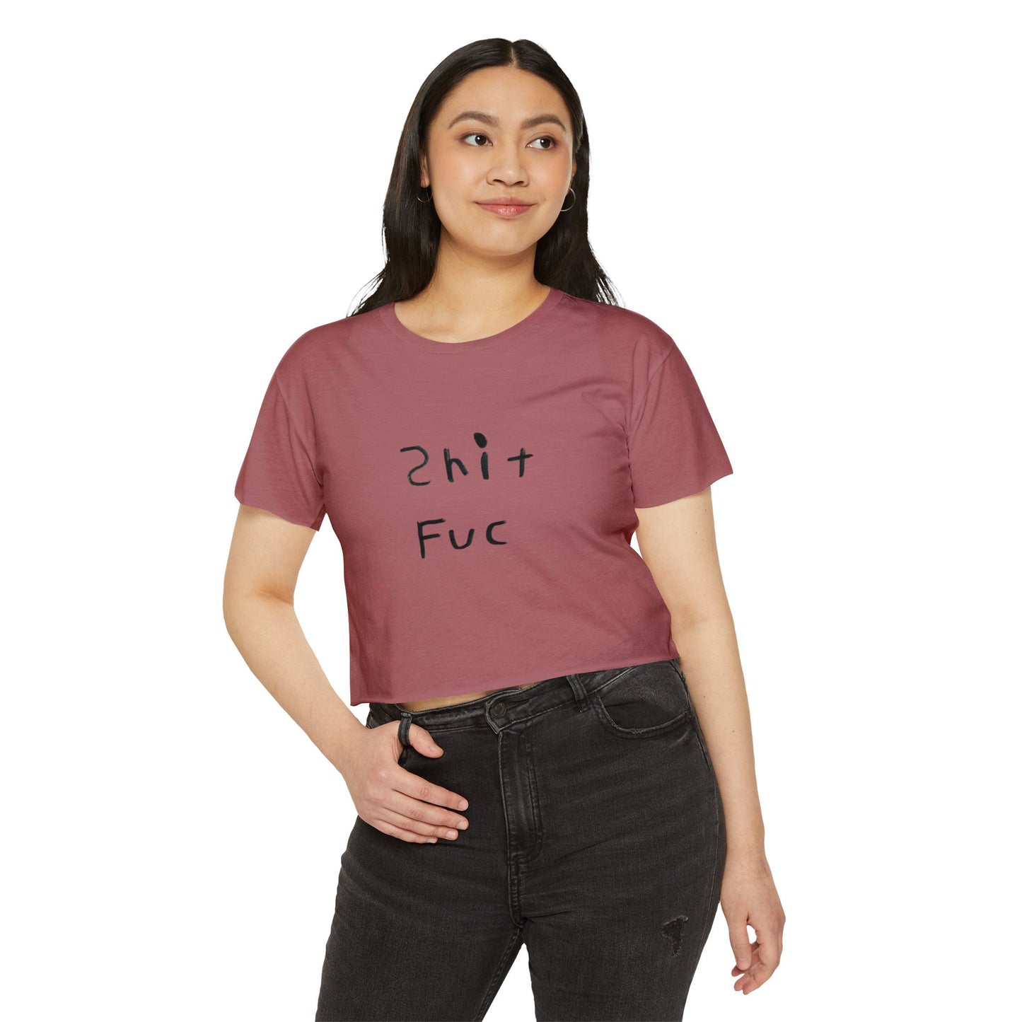 Shit Fuc Women's Festival Crop Top
