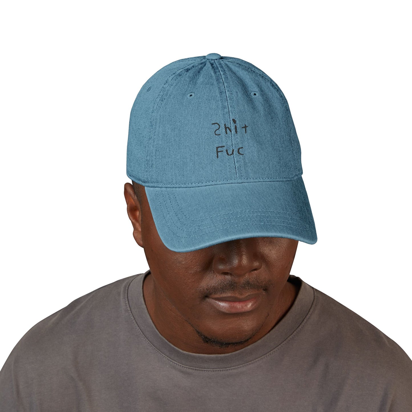 Shep's Shit Fuc Denim Hat (Embroidery)