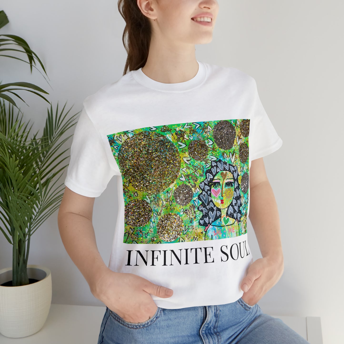 INFINITE SOUL" Unisex Jersey Short Sleeve Tee (AMANDA FEST)