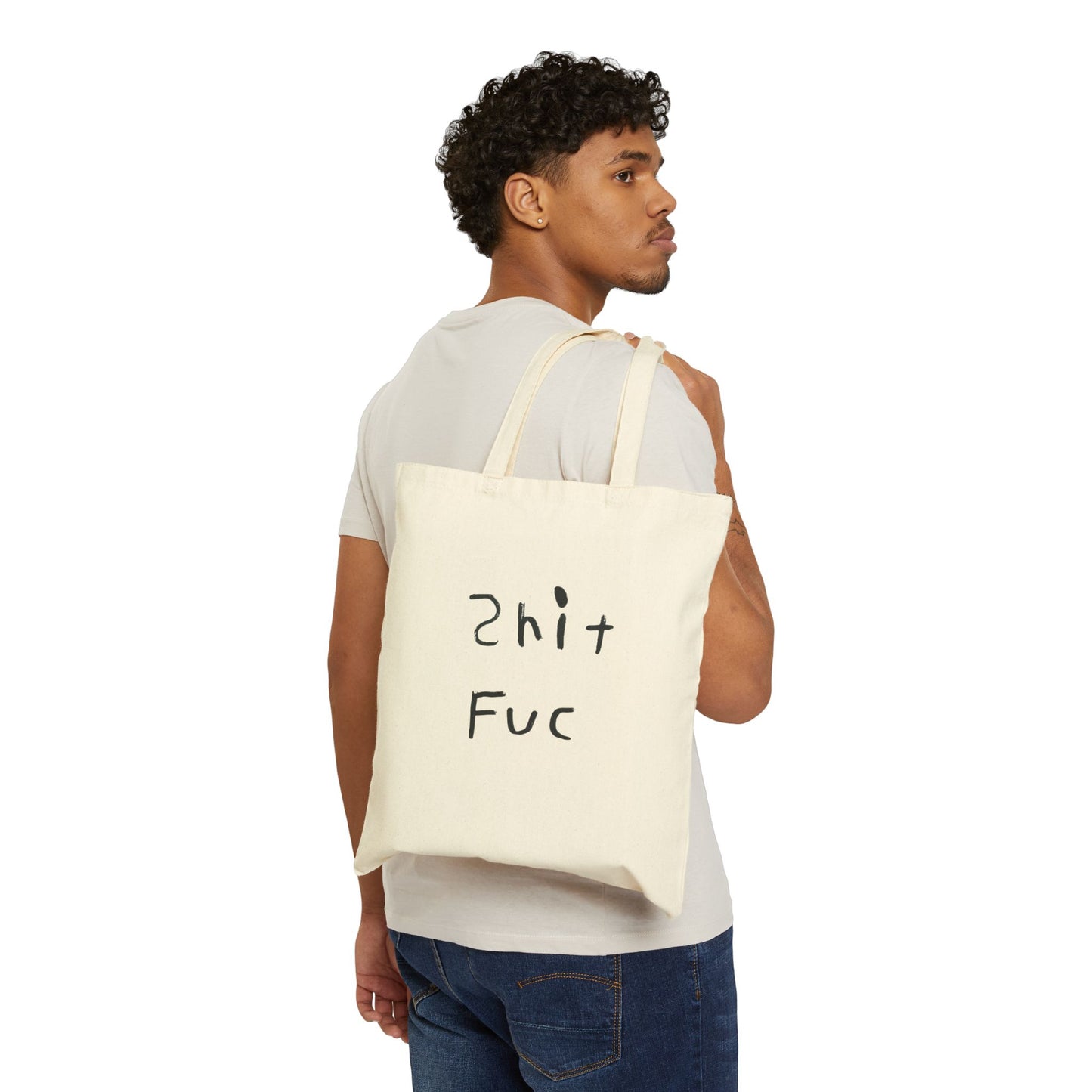 Shep’s Shit Fuc Cotton Canvas Tote Bag