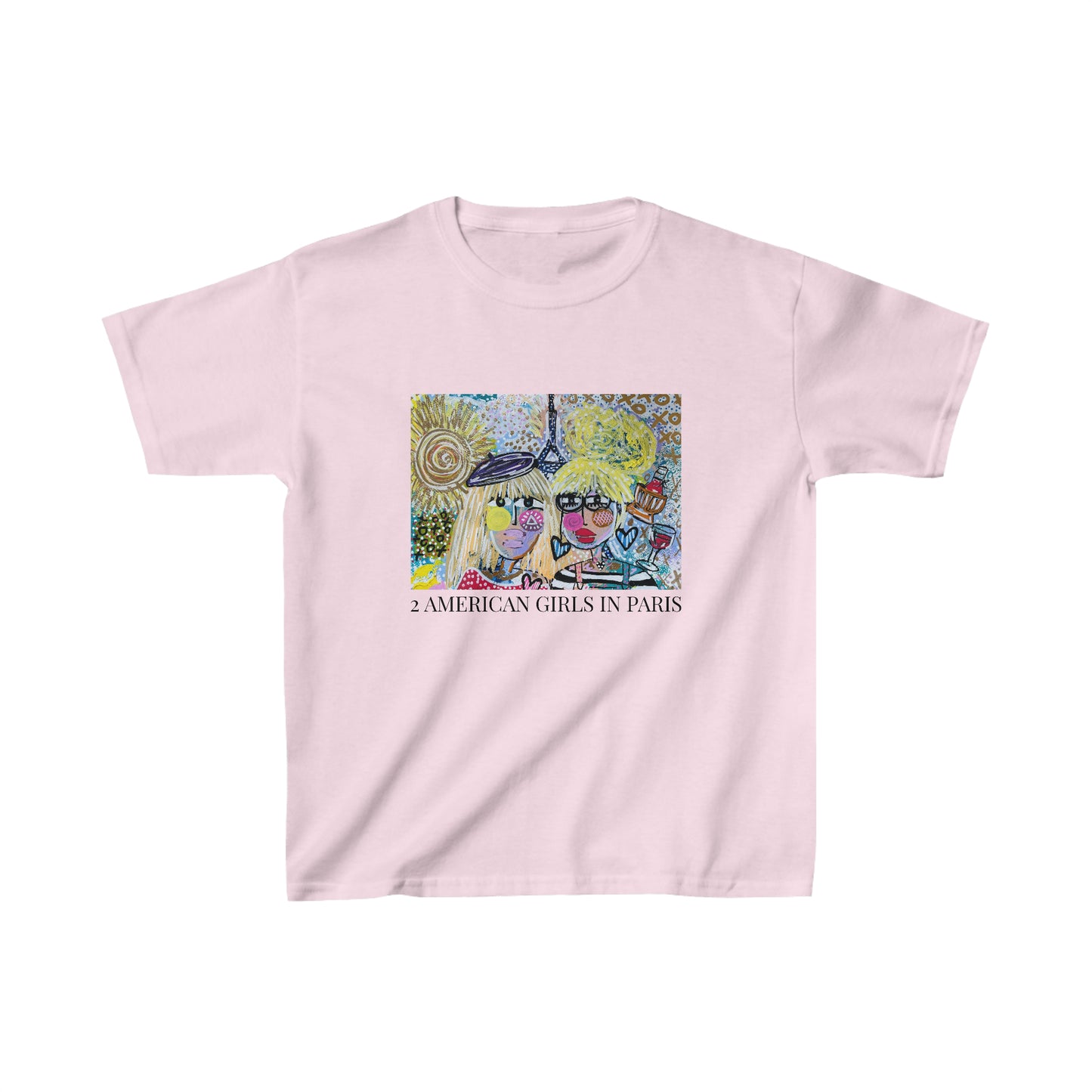 2 AMERICAN GIRLS IN PARISKids Heavy Cotton™ Tee