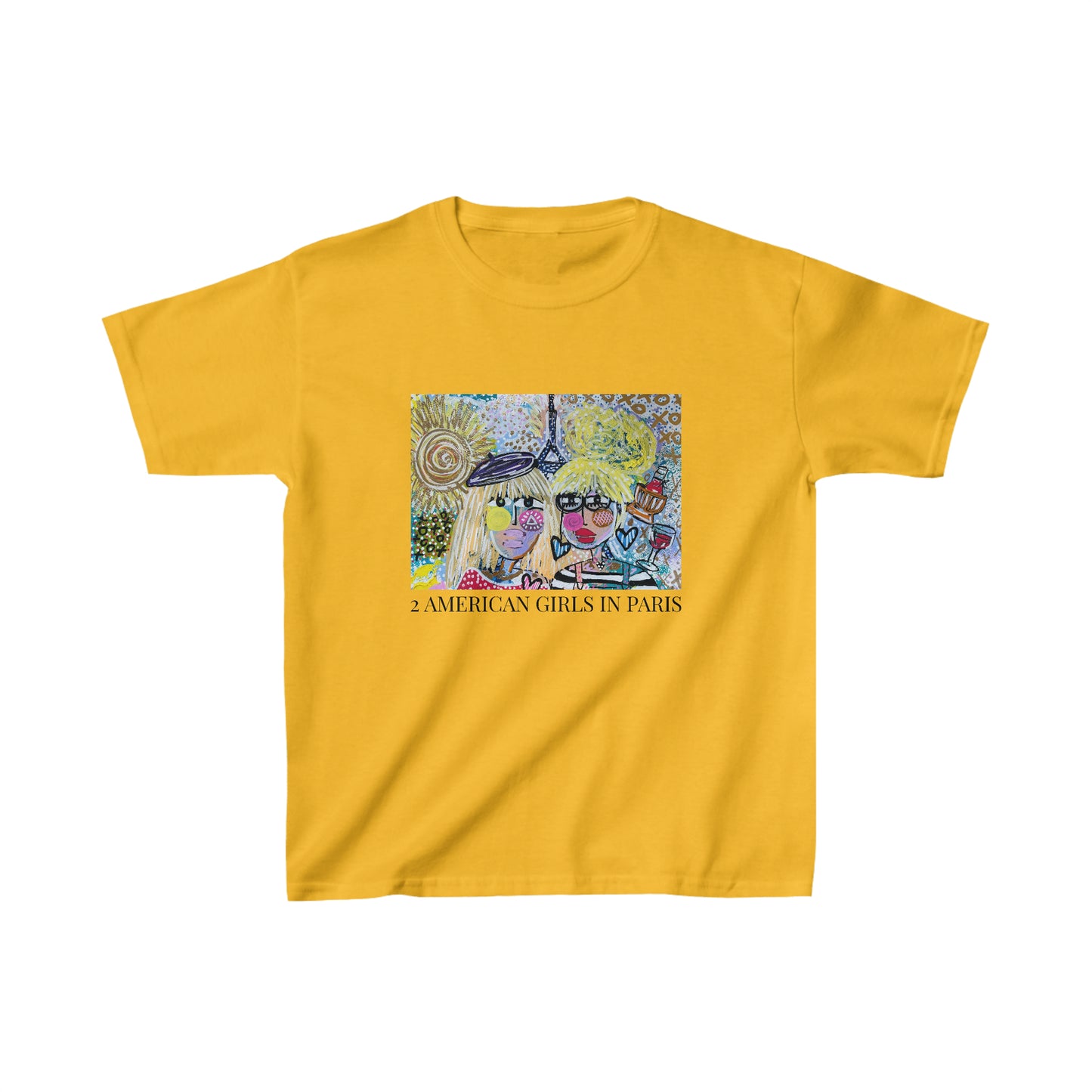2 AMERICAN GIRLS IN PARISKids Heavy Cotton™ Tee