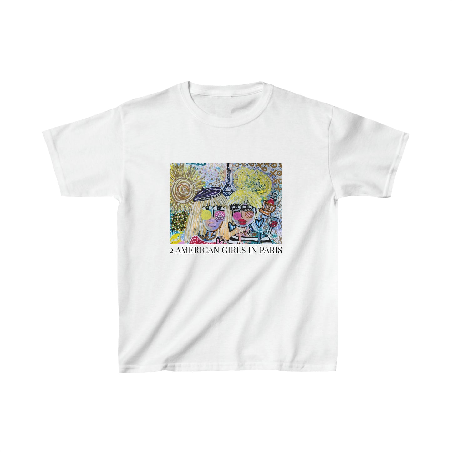 2 AMERICAN GIRLS IN PARISKids Heavy Cotton™ Tee