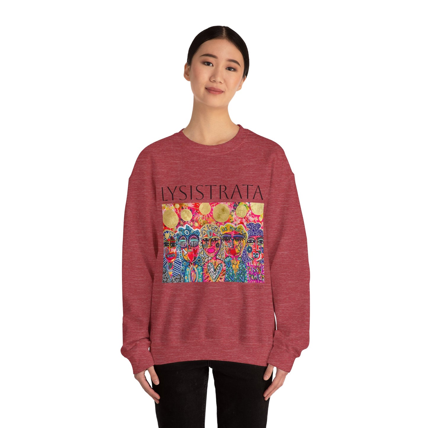 Empowered Women Sweatshirt - Modern Lysisteria Art by Jaclyn Altieri