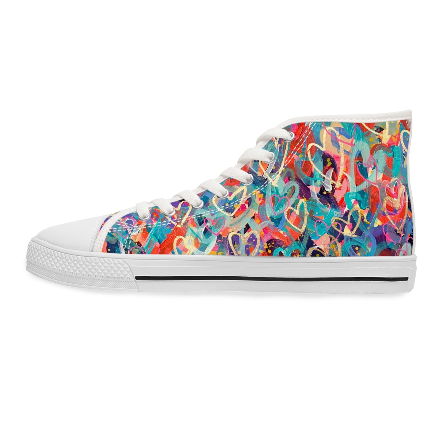Grateful Heart Art Women's High Top Sneakers