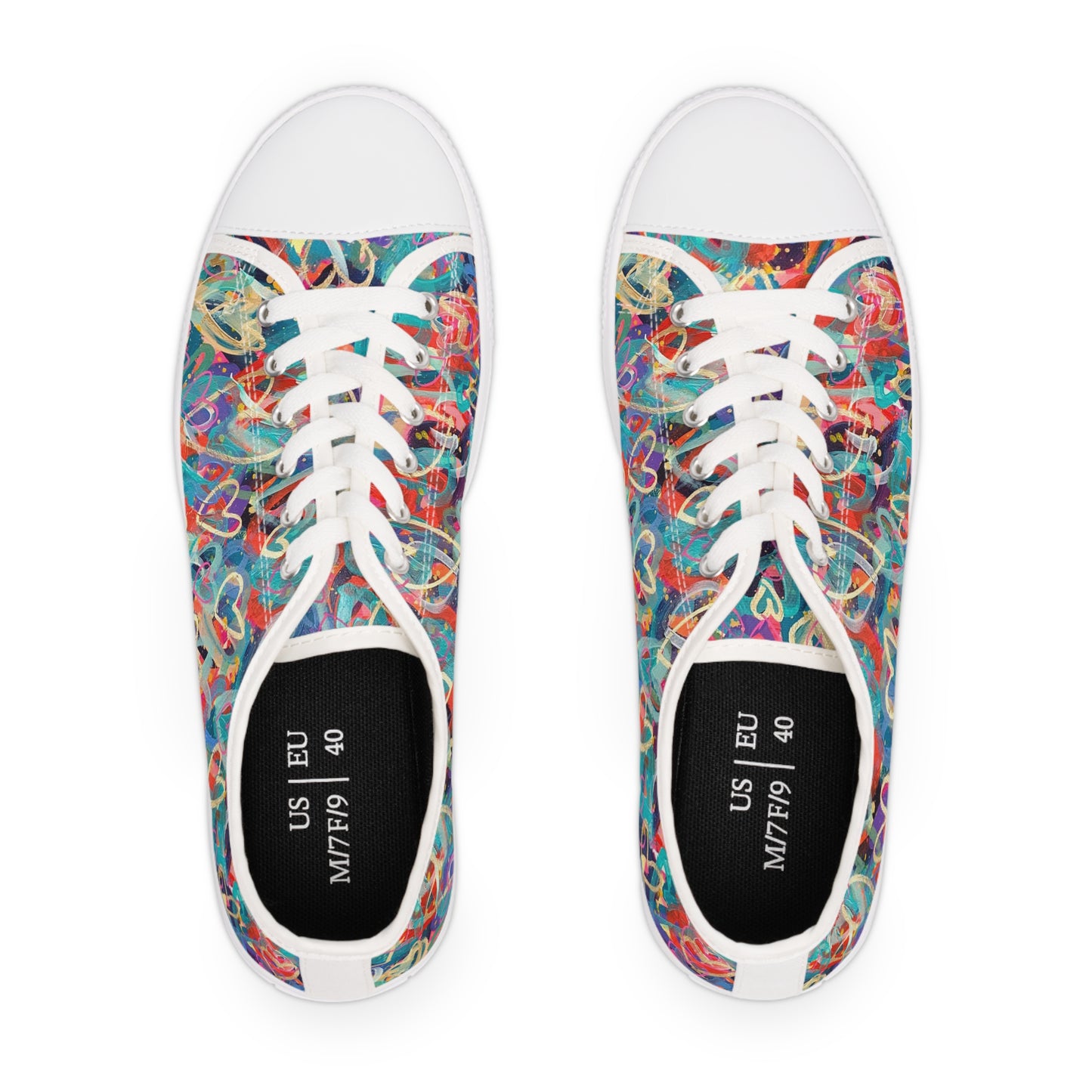 Grateful Heart Art Women's Low Top Sneakers