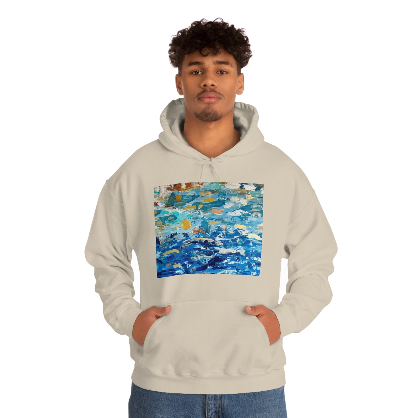 "Blue World" Unisex Heavy Blend Hooded Sweatshirt