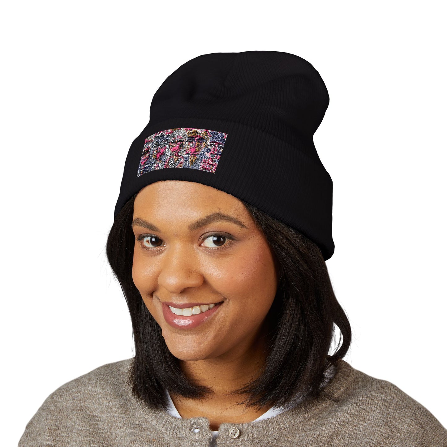 Lysistrata Embroidered Beanie (Lysistrata Art)