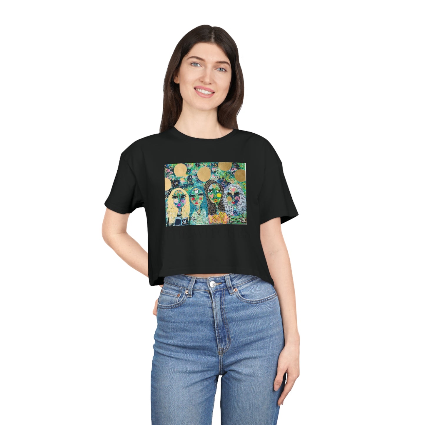 "THE WITCHES" Women's Crop Tee