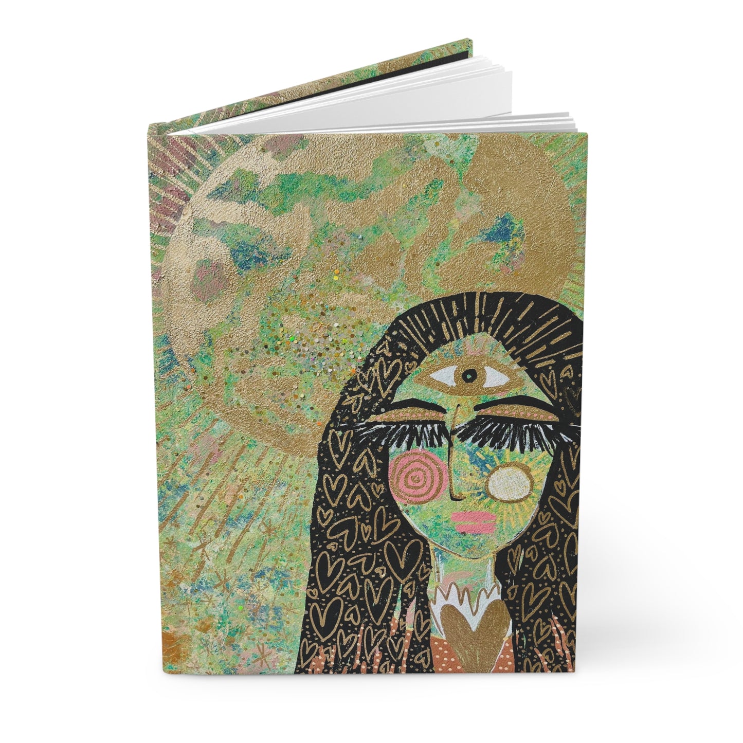 "High Priestess Healer" Hardcover Journal Matte