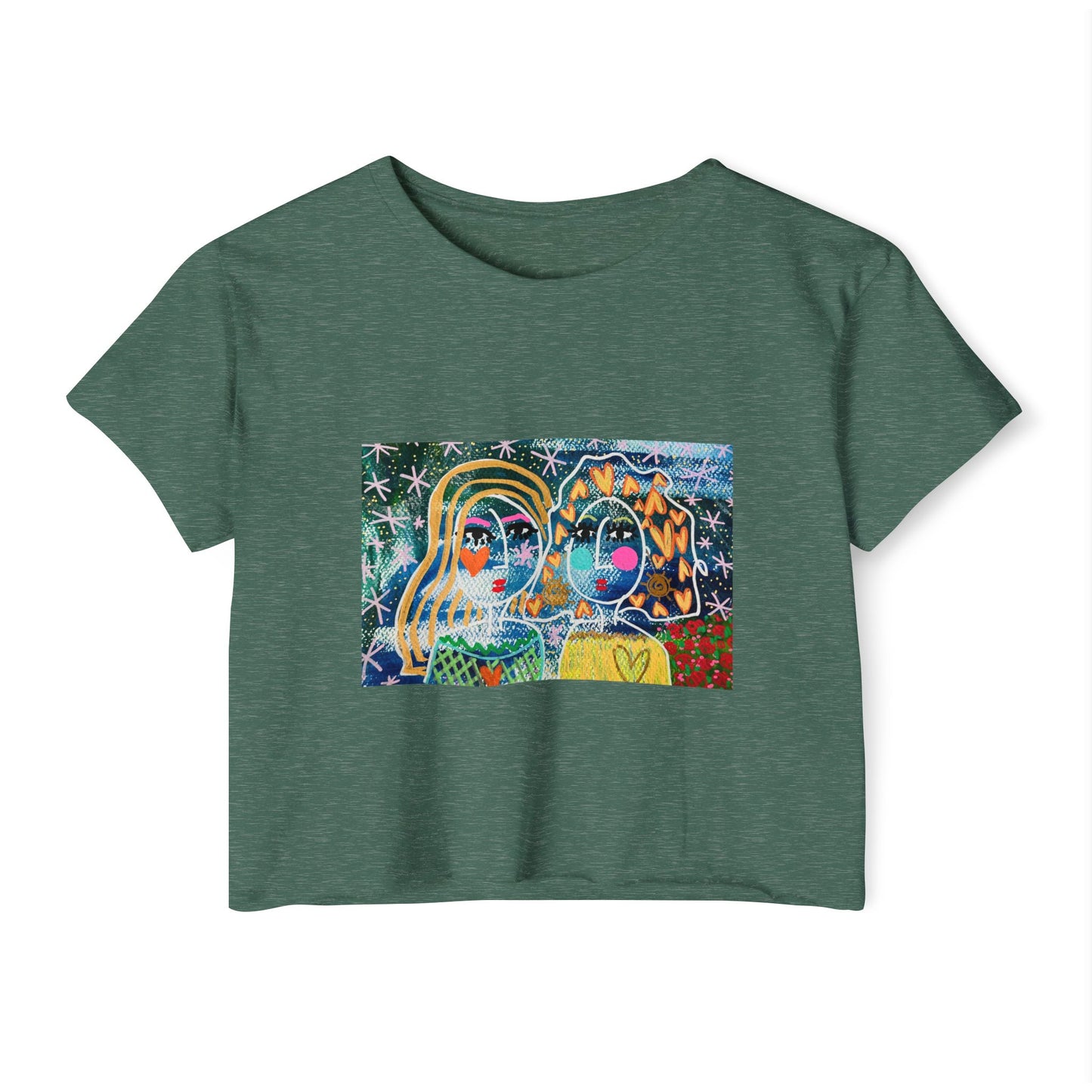 Girltalk Women's Festival Crop Top