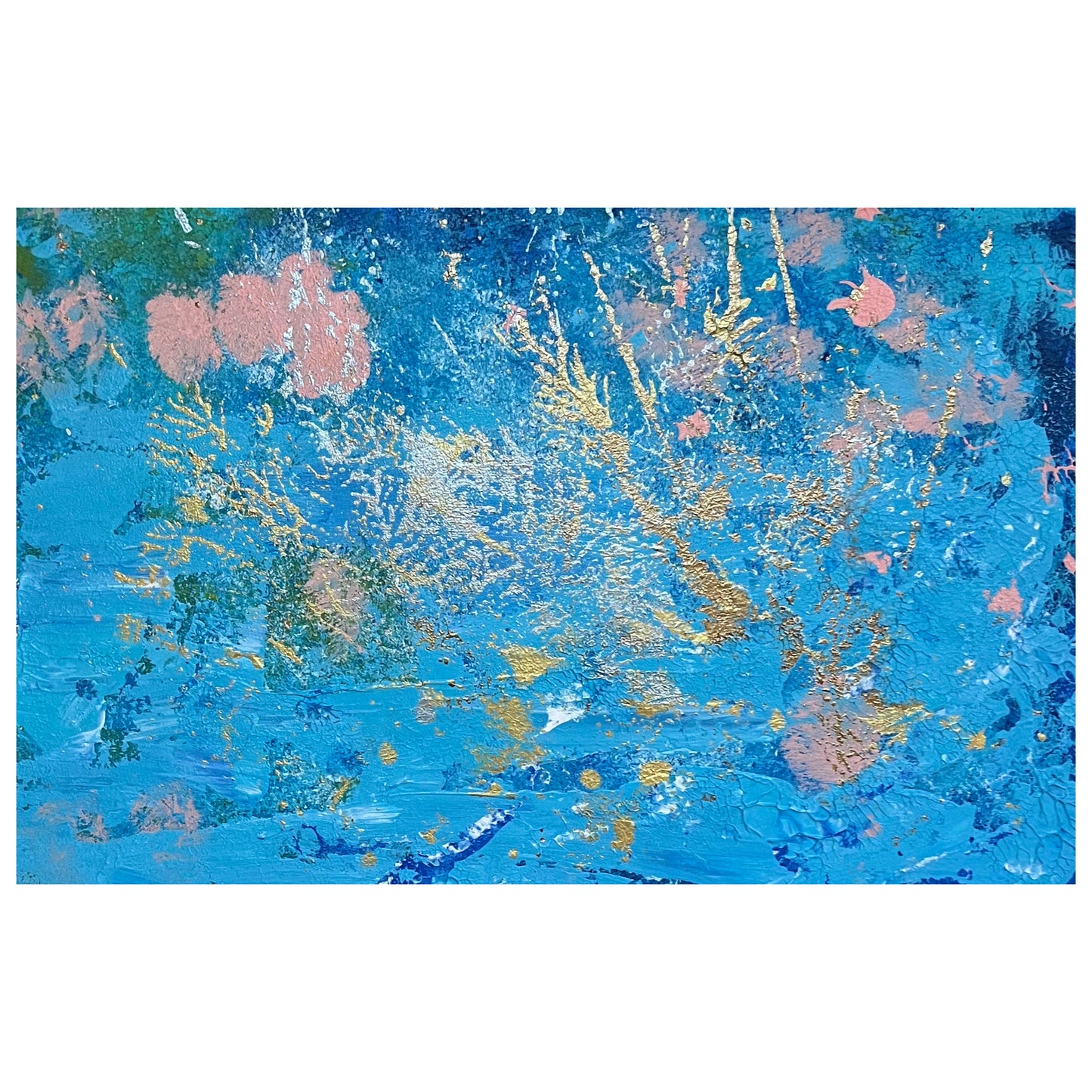 “Dive Right In” original painting on paper